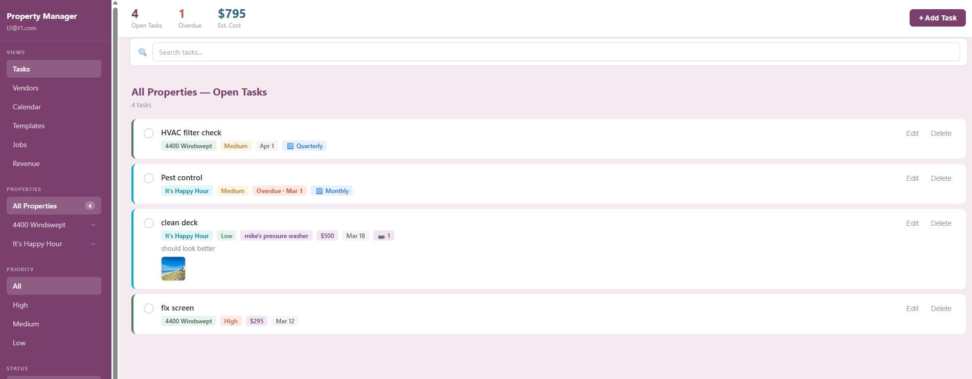 Property Tasks